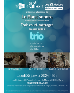 affiche de la résidence de musique de film TRIO